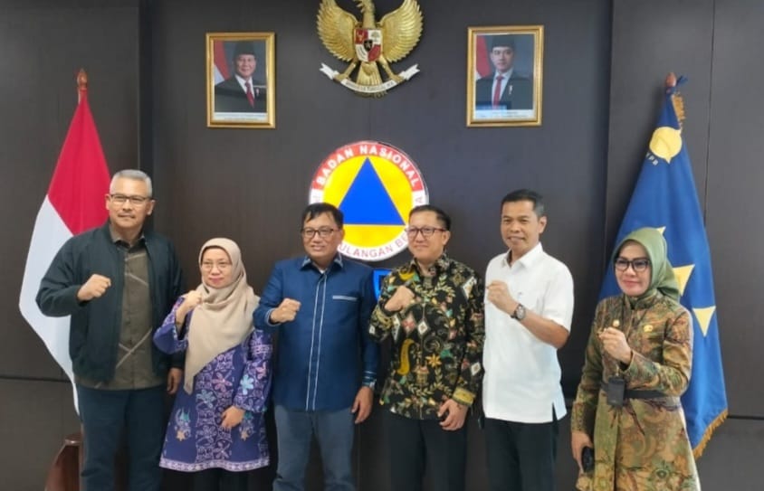 Pj. Sekda & Kalaksa BPBD Sumbar Ikuti Rapat Persiapan Kunjungan Kepala BNPB ke Sumatera Barat