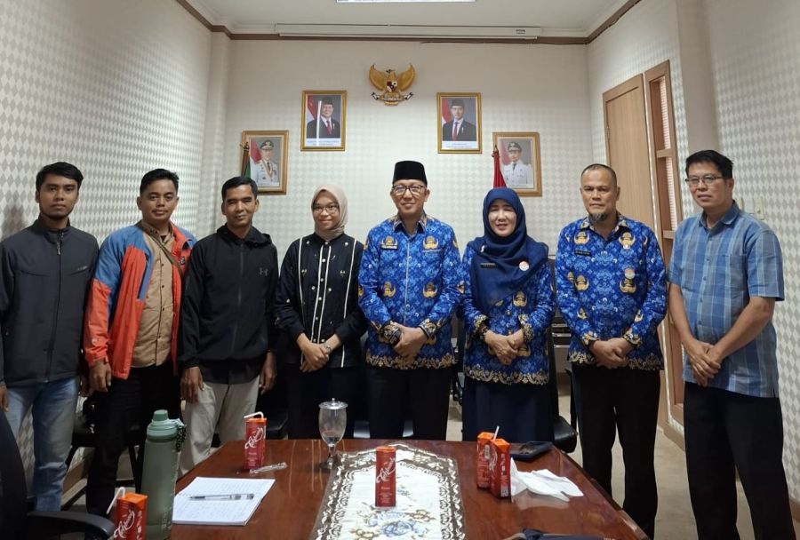 Pj Sekda Yozawardi Terima Kunjungan Komonitas Forest Guardian Sumbar