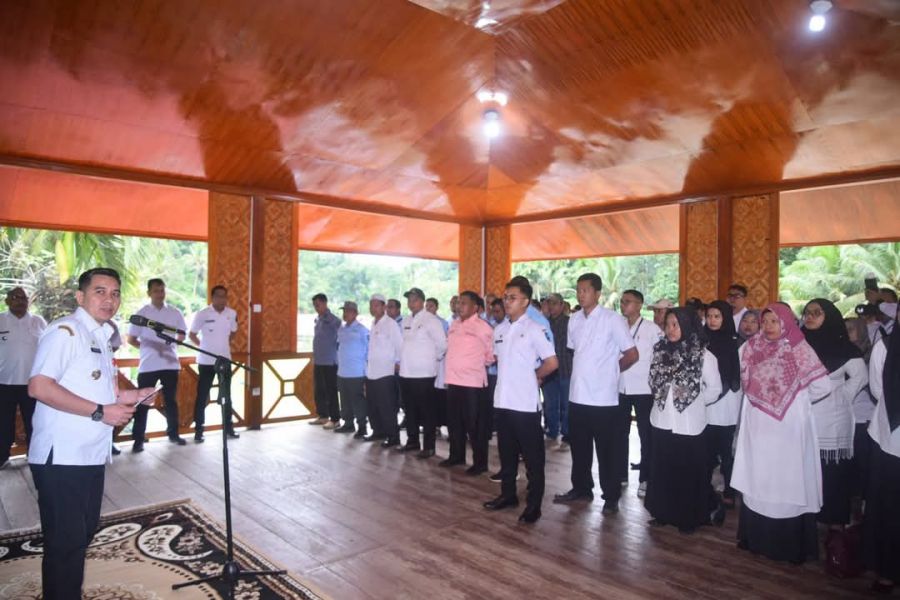 Pj Wako Fauzan Hasan Pimpin Apel Peringatan Hari Desa Nasional Tingkat Kota Sawahlunto