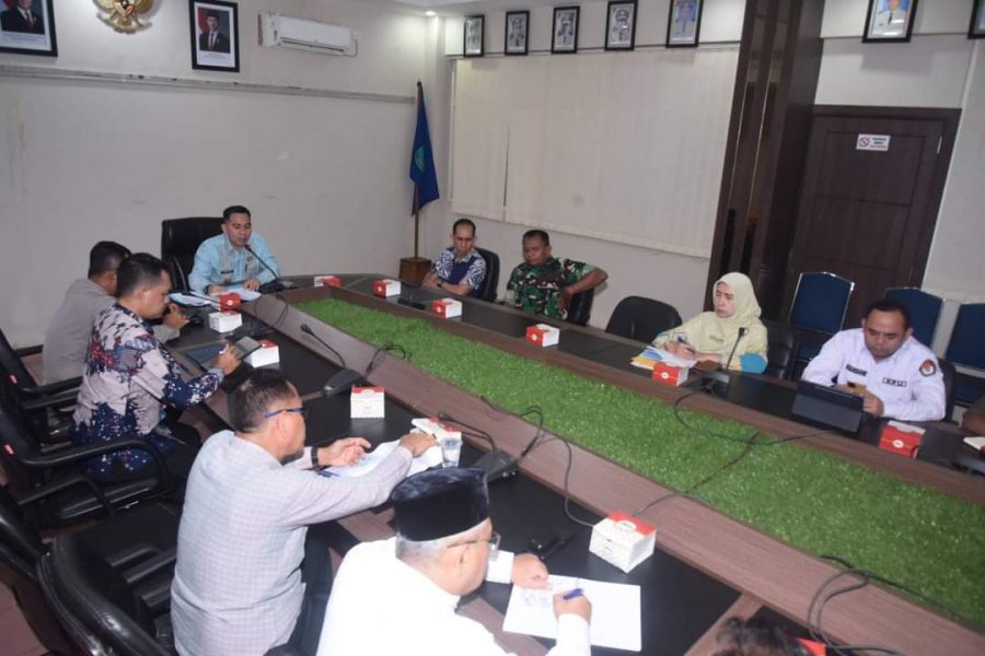 Pj Wako Fauzan Hasan Pimpin Rapat Persiapan Pemungutan Suara bersama Desk Pilkada Sawahlunto