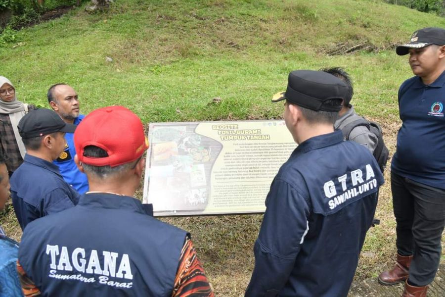 Pj Wako Fauzan Hasan Tinjau Lokasi Geosite dari Geopark Nasional Sawahlunto 