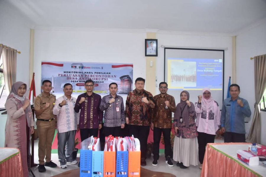 Pj Wako Sawahlunto Dampingi Tim KPK Monitoring Perluasan Percontohan Desa Anti Korupsi