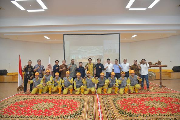 Pj Wako Zefnihan Hadiri Diklat Mine Rescue Tambang Bawah Tanah Oleh BDTBT Dan Kementrian ESDM