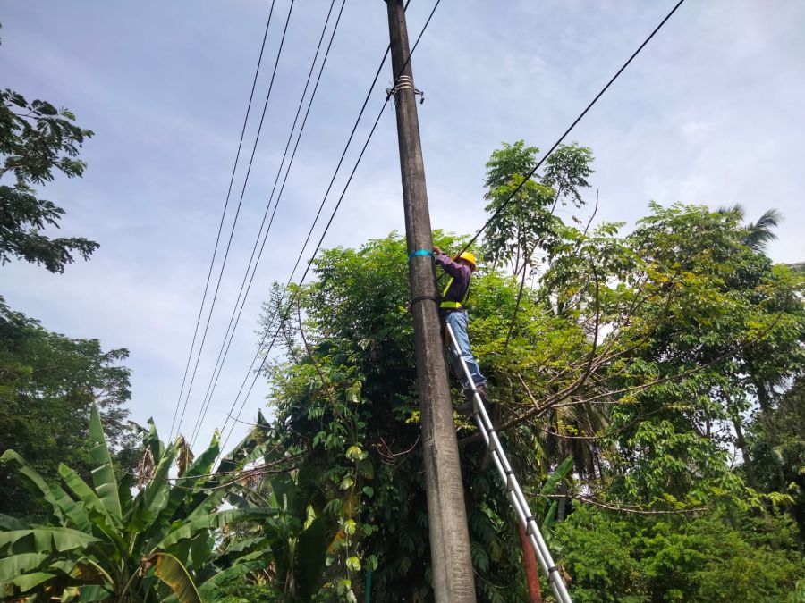 PLN Icon Plus Lakukan Pemeliharaan Jaringan Fiber Optic di Kota Padang