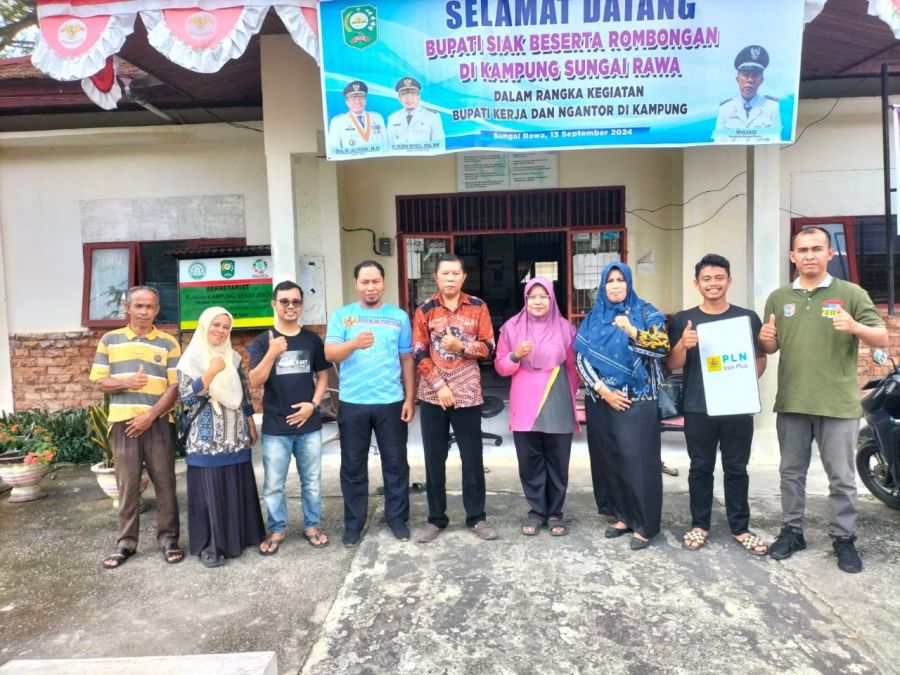PLN Icon Plus Sumbagteng Dukung Suksesnya Event Bujang Kampung Sungai Rawa Siak