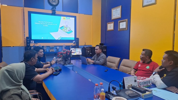 PLN Icon Plus Sumbagteng Lakukan Kunjungan ke Dinas Perhubungan Kota Dumai