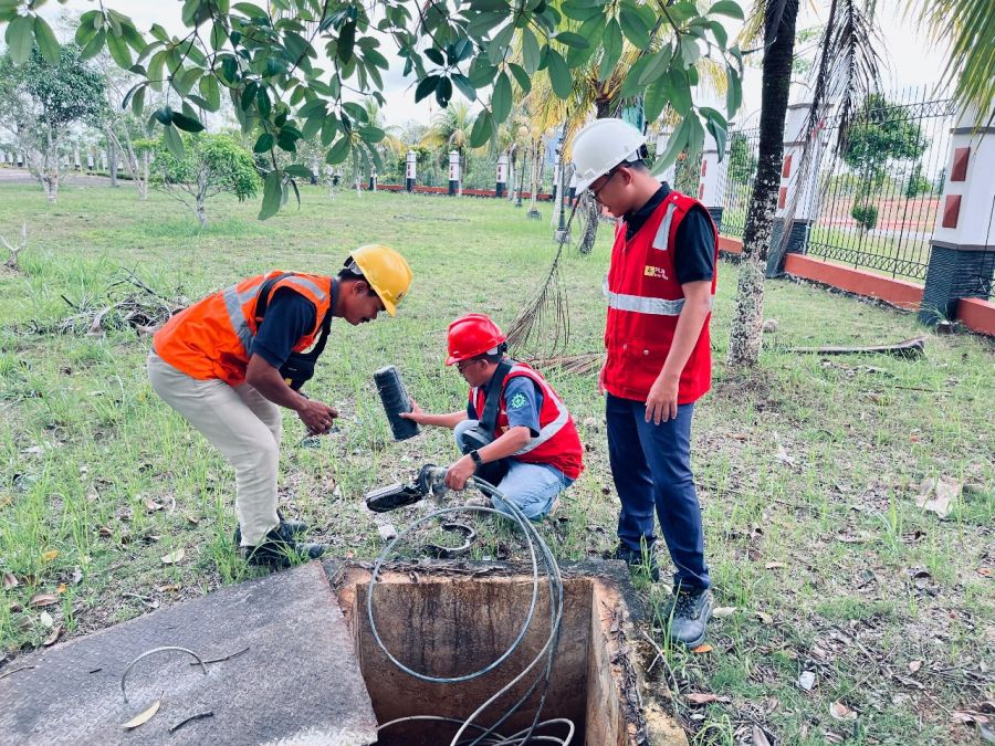PLN Icon Plus Sumbagteng Pastikan Stabilitas Jaringan Fiber Optic di Komplek Pemkab Bintan