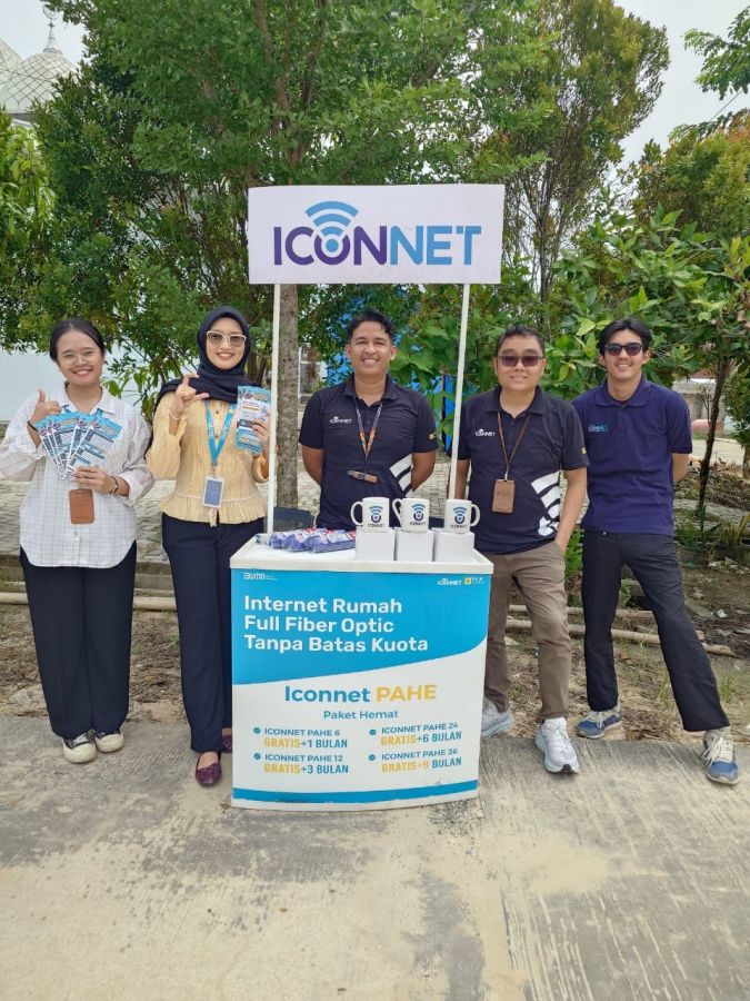 PLN Icon Plus Sumbagteng Perkenalkan Jaringan Internet Cepat di Cluster Bangkinang