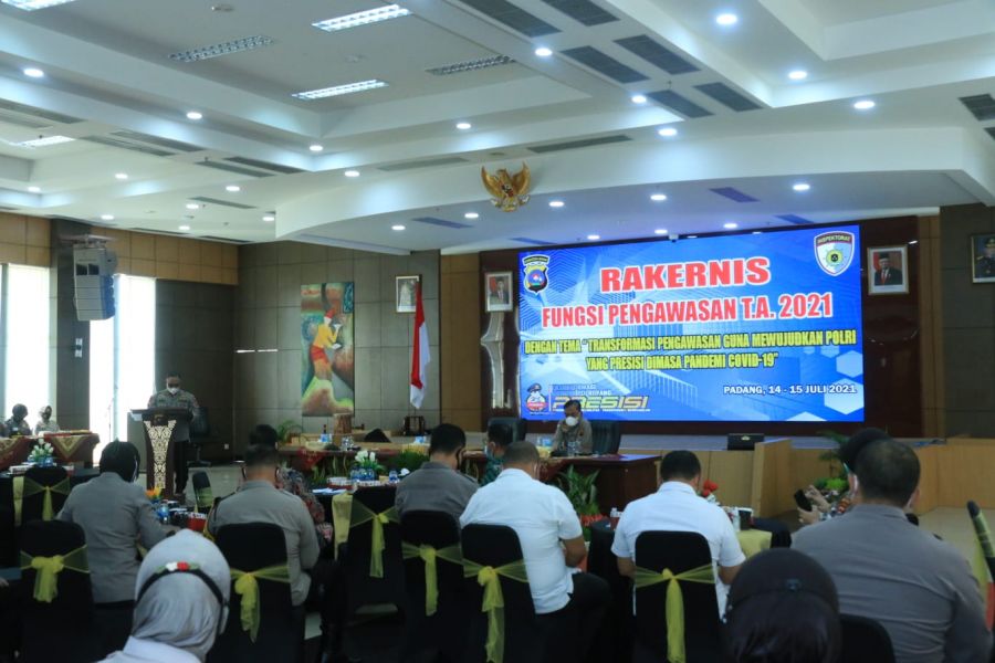 Polda Sumbar Adakan Rakernis Fungsi Pengawasan