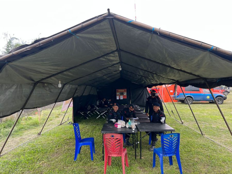 Polda Sumbar buka Dapur Umum dilokasi Evakuasi Erupsi Gunung Marapi