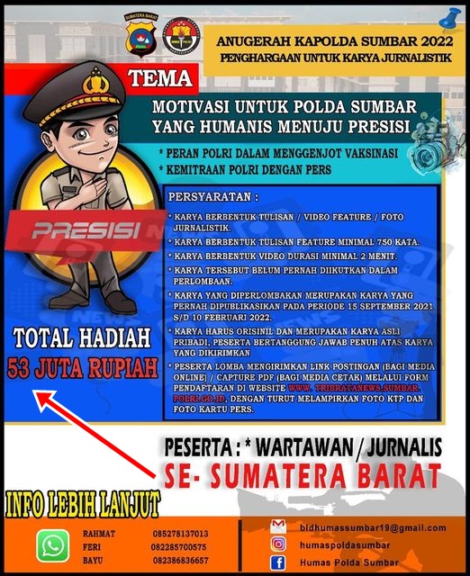 Polda Sumbar Gelar 