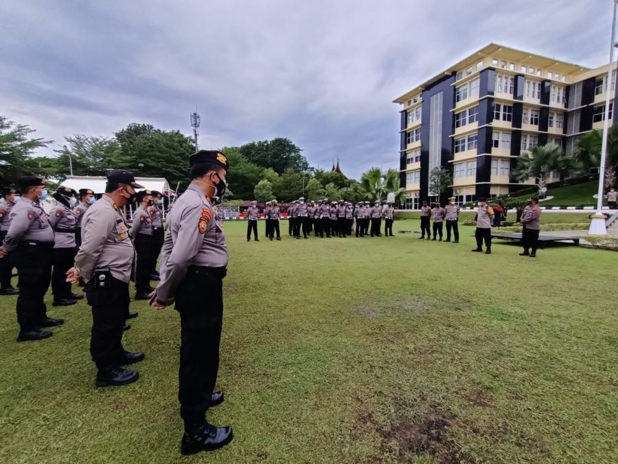 Polda Sumbar Gelar Apel Operasi Aman Nusa II