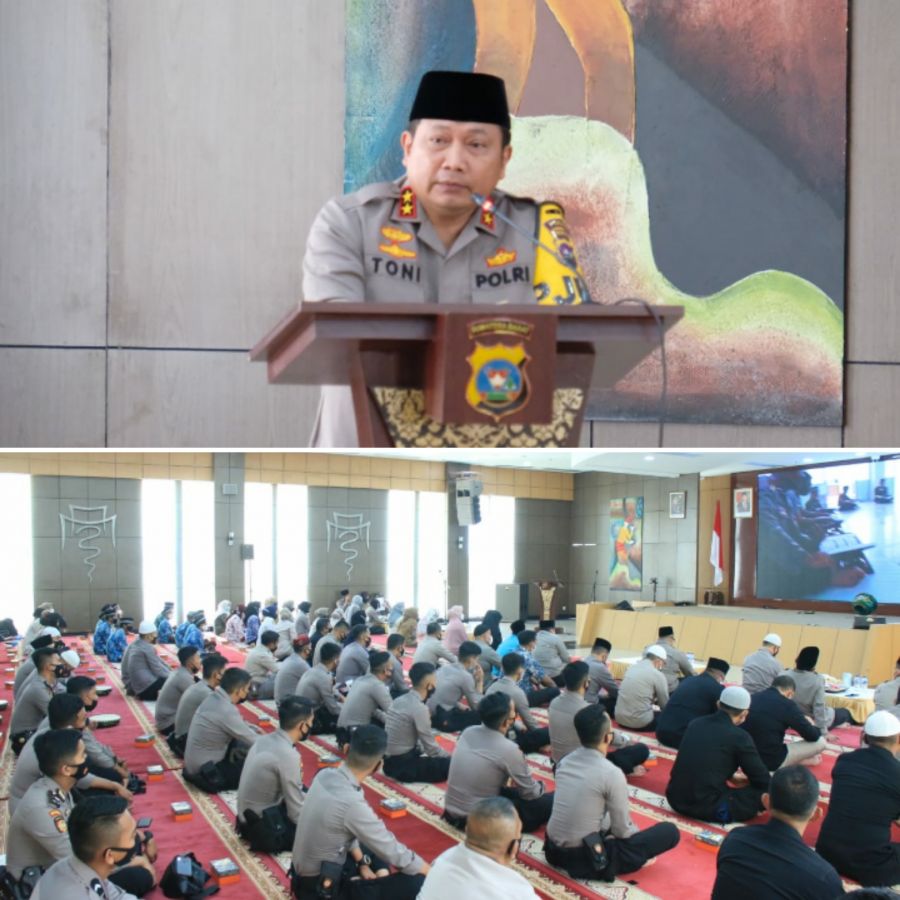 Polda Sumbar Peringati Hari Isra' Mi'raj 1442 H