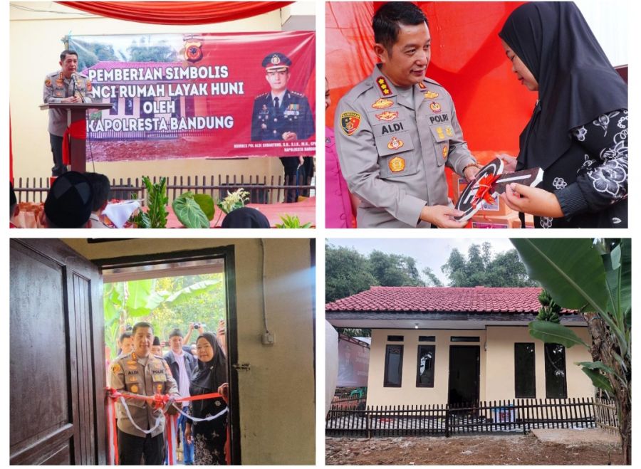 Polisi di Bandung 'Patungan', Biayai Perbaikan Rumah Warga Korban Gempa 