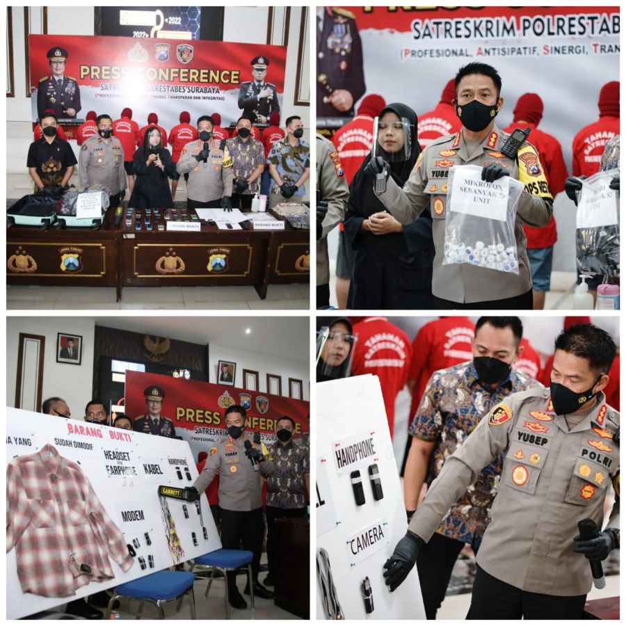 Polisi Tangkap 8 Orang Diduga Joki UTBK SBMPTN di Jatim 