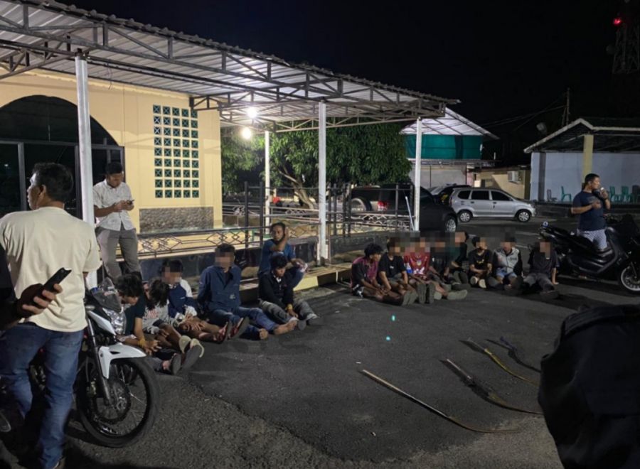 Polres Pasbar Amankan Genk Motor yang Terlibat dalam Aksi Pengerusakan dan Pengeroyokan