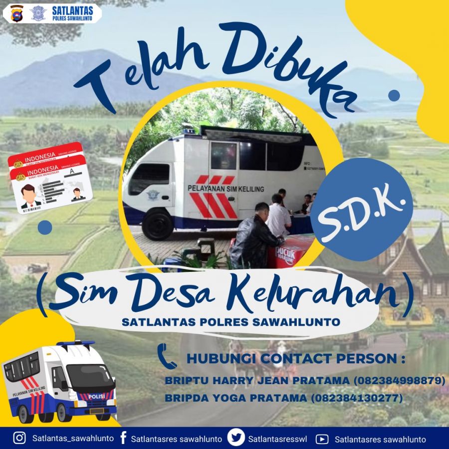 Polres Sawahlunto Luncurkan Program SDK Guna Memudahkan Pelayanan Bagi Masyarakat