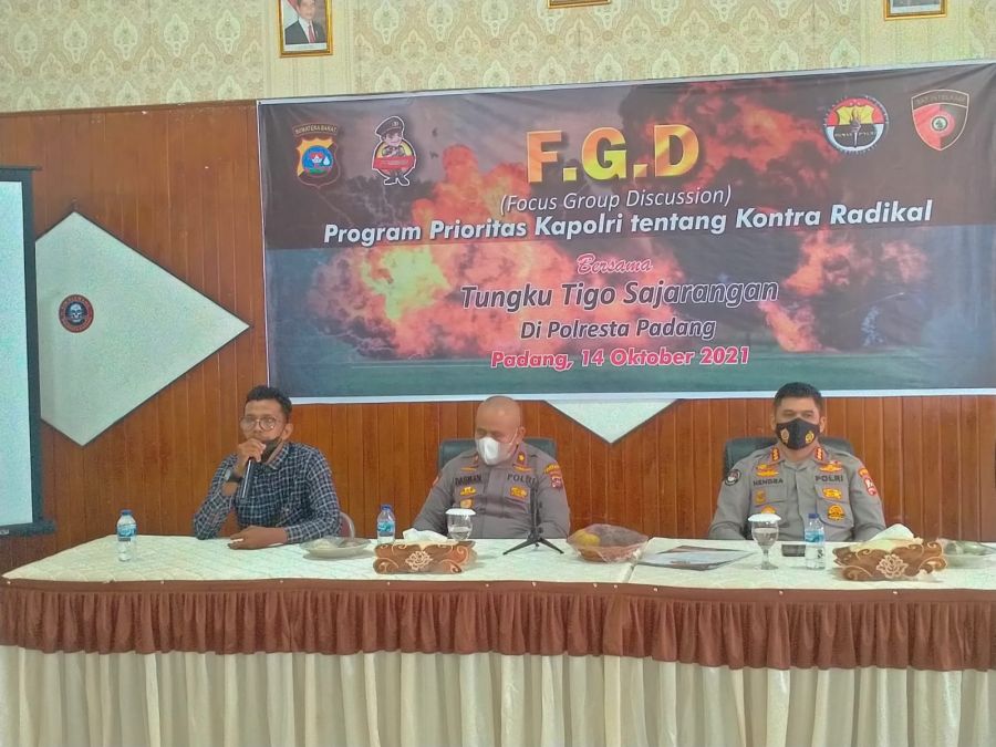 Polresta Padang adakan FGD bersama Tigo Tungku Sajarangan