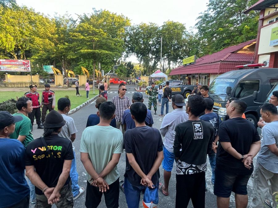 Polresta Padang Amankan Pelaku pungli dan Premanisme di Kawasan Gor H. Agus Salim Padang