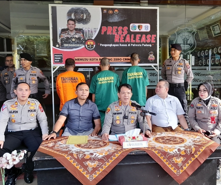 Polresta Padang Bekuk Pengedar Narkoba Dekat Rutan Anak Air, 11 Kg Ganja dan 2 Ons Sabu Diamankan