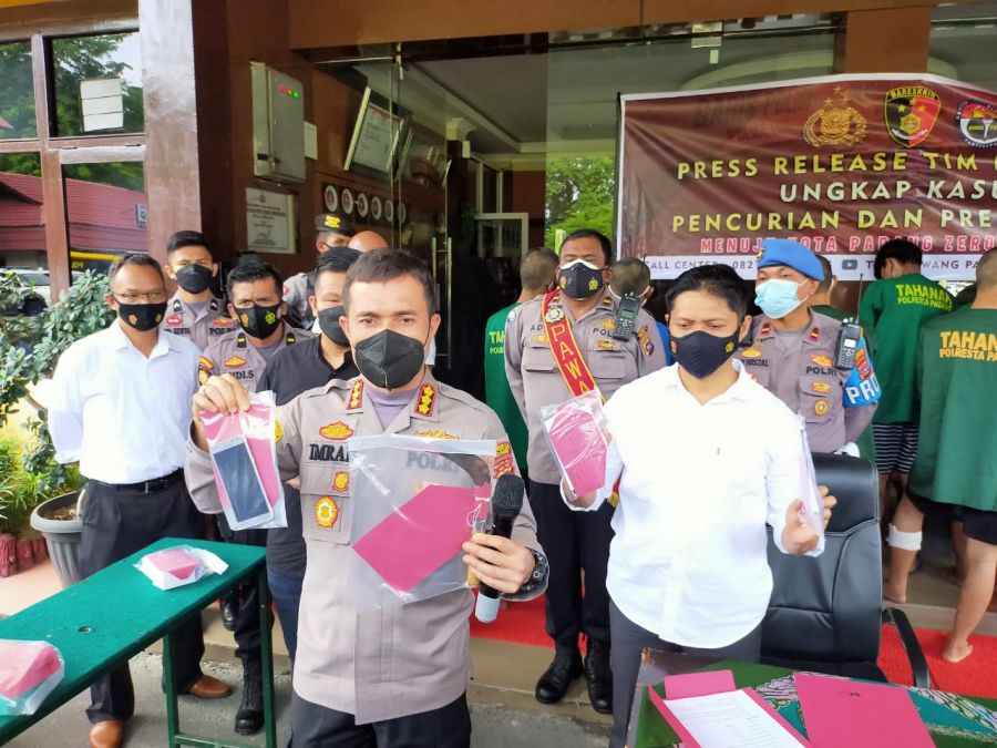 Polresta Padang Ungkap Kasus Pencurian dan Premanisme Selama Sepekan