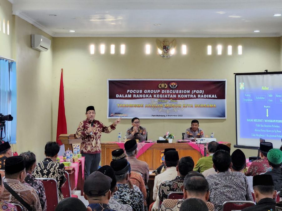 Polri Ajak Para Tokoh Padang Pariaman Bersama Cegah dan Tolak Paham Radikal