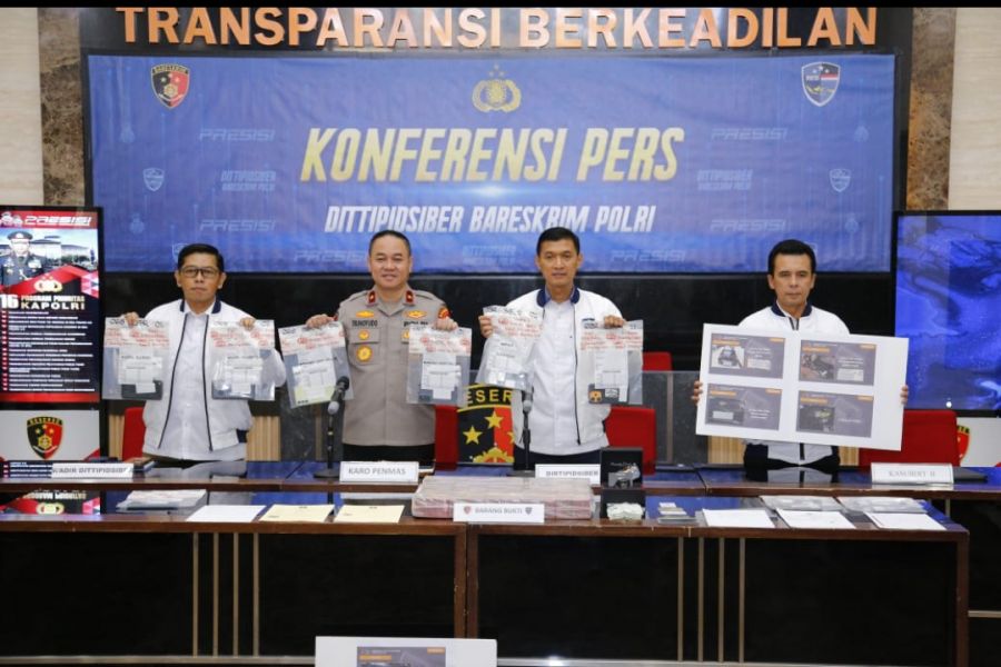 POLRI UNGKAP KASUS PENIPUAN TRADING SAHAM DAN KRIPTO, KERUGIAN CAPAI RP 105 MILIAR