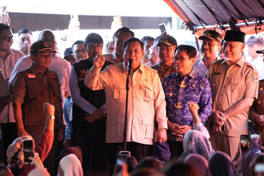 Presiden Prabowo Janji Bangun Kembali Infrastruktur dan Bantu Rumah Warga yang Rusak Imbas Bencana