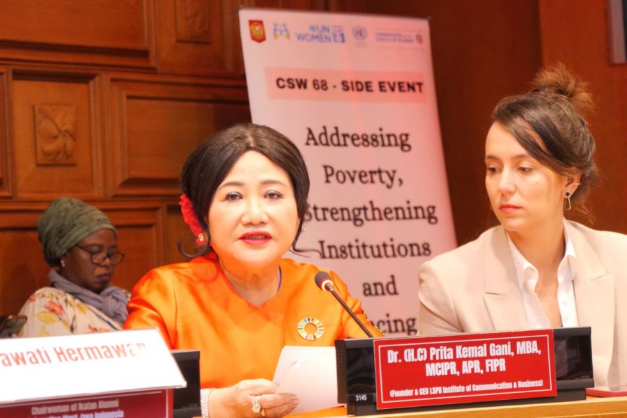 Prita Kemal Gani Suarakan Pendidikan Lawan Kemiskinan di UN CSW68 New York 