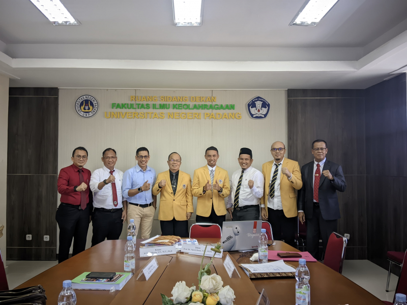Prodi Ilmu Keolahragaan FIK UNP Resmi Lahirkan Dua Doktor Ilmu Keolahragaan Pertama