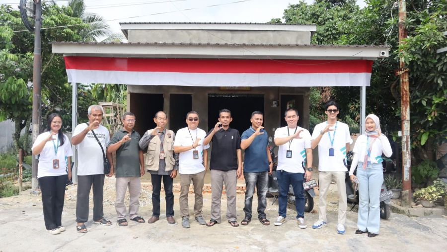 Program TJSL, PLN Icon Plus Serahkan Bantuan Pembangunan Gedung Serbaguna Griya Bina Widya UNRI