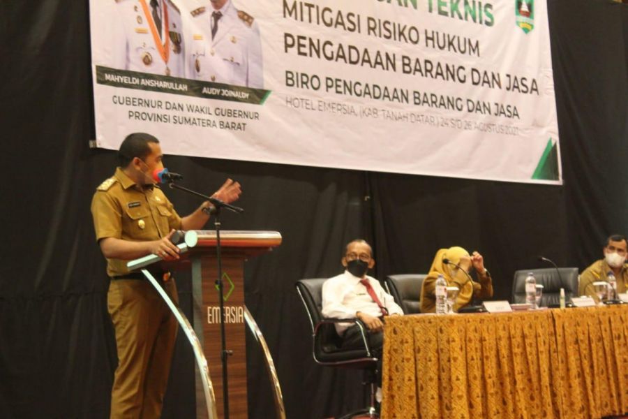 Proses Pengadaan Barang dan Jasa Dukung Percepatan Pertumbuhan Perekonomian Sumbar
