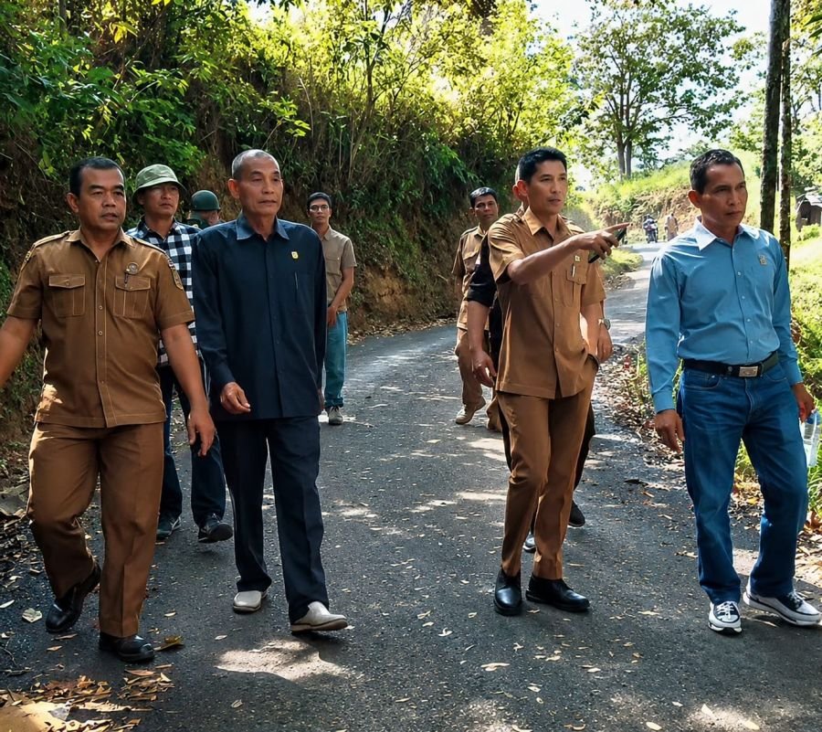 PUPR dan Komisi III DPRD Sawahlunto Turun Lapangan, Kawal Pengerjaan Lima Ruas Jalan