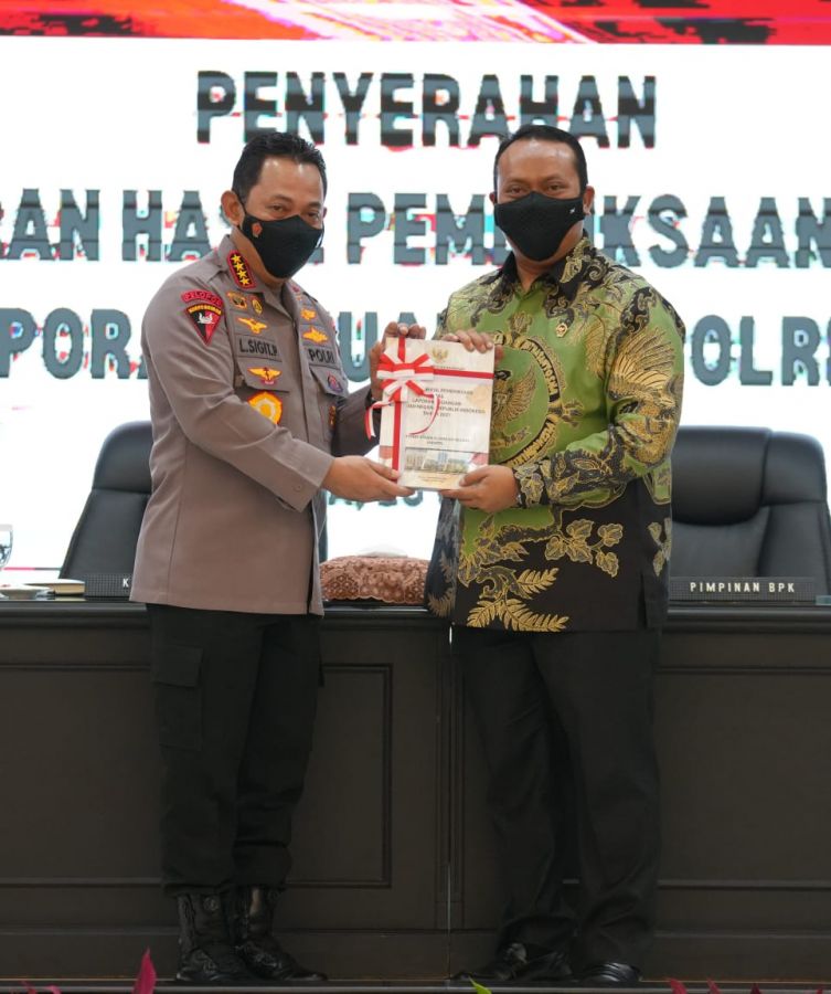 Raih WTP 9 Kali Berturut-turut, Kapolri: Komitmen Penggunaan Keuangan Negara Secara Transparan