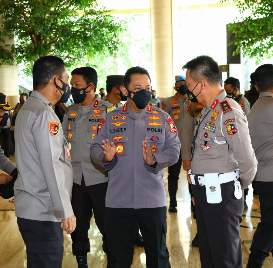 Rakernis Slog dan Korlantas, Kapolri: Kawal Program Digitalisasi, Penggunaan Produksi Dalam Negeri