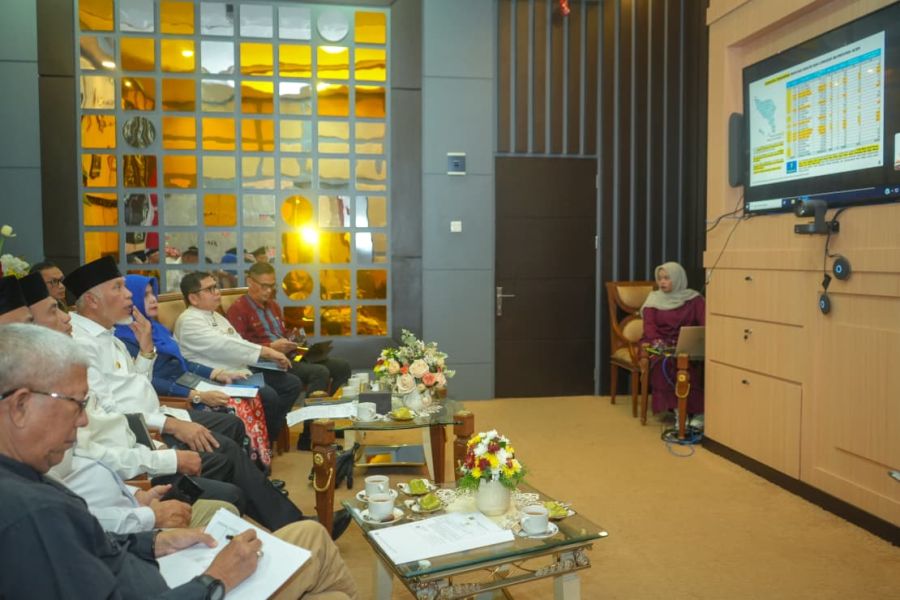 Rakor Bersama Mendagri, Gubernur Sumbar Sampaikan Total Kerugian Pascabencana Berbasis Data Terinteg