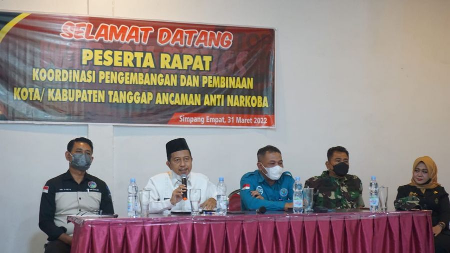 Rakor Ancaman Anti Narkoba, Wabup Pasbar: Jika Kita Berkolaborasi, Kabupaten Bersinar Akan Kita Raih