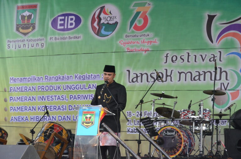 Rangkaian HJK Sijunjung Ke-73, Pemkab Sijunjung Gelar Festival Lansek Manih IV