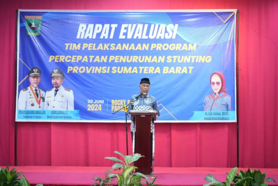 Rapat Evaluasi Penurunan Stunting Sumbar, Mahyeldi Sebut Perlu Strategi Baru yang Tepat Sasaran