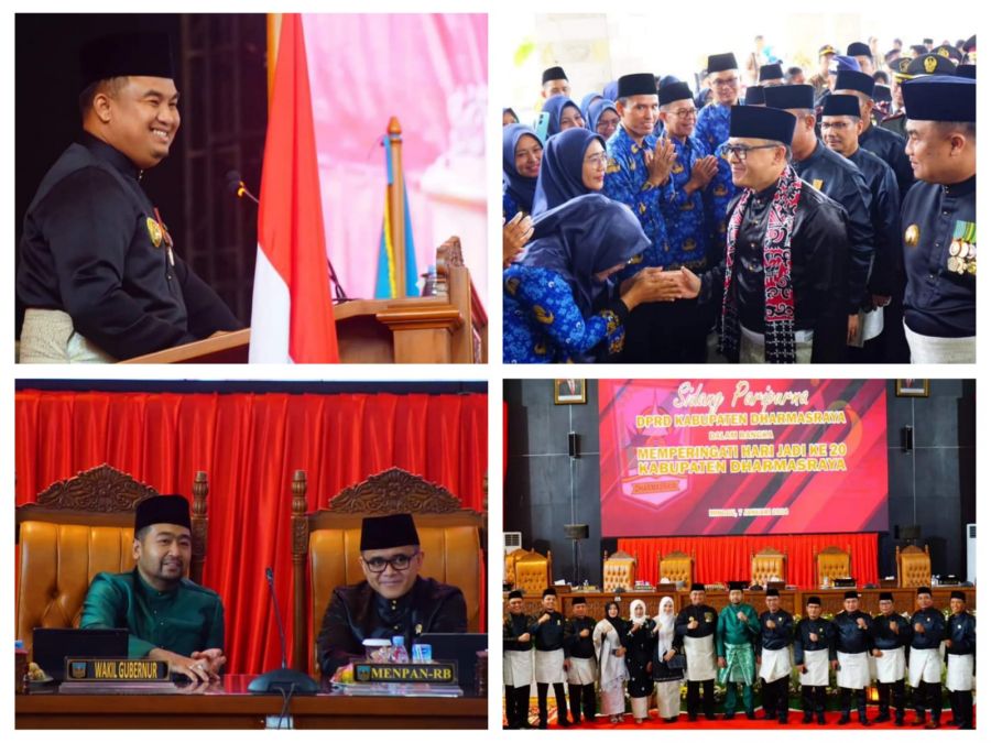 Rapat Paripurna HUT Kabupaten ke-20, Kepemimpinan Sutan Riska Tuai Pujian Dari Menteri dan Wagub