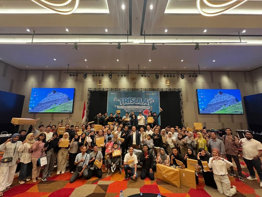 Rayakan Loyalitas Pelanggan, ICONNET Gelar Gala Dinner Bersama Pelanggan Setia di Padang