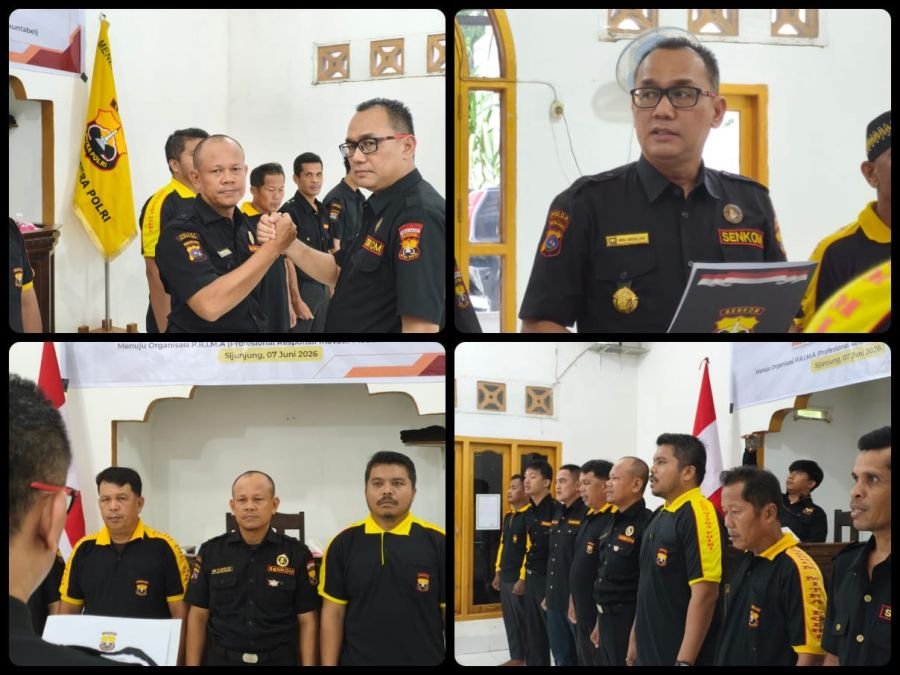 Remitri Eva Novit Resmi Dilantik Sebagai Ketua Senkom Mitra Polri Kab Sijunjung Masa Bakti 2026-2031
