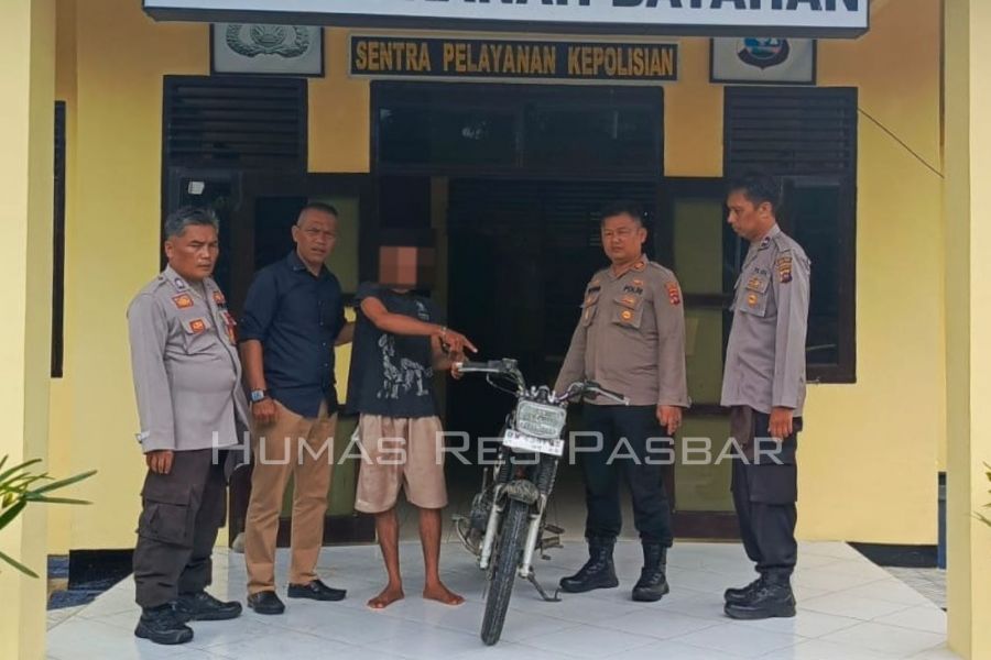 Residivis Narkoba Beraksi Curanmor, Kurang Satu Jam Dibekuk Tim Opsnal Polsek Ranah Batahan