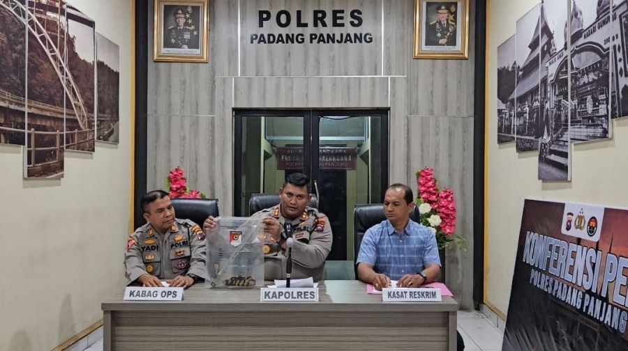 Respon Cepat Polres Padang Panjang, Pelaku Pembacokan di Pasar Padang Panjang Berhasl Diringkus