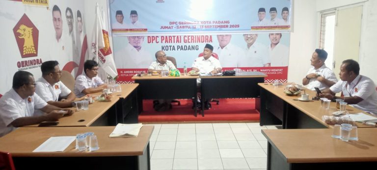 Revitalisasi Kepengurusan, DPC Gerindra Kota Padang Siap Rekrut Tokoh Potensial
