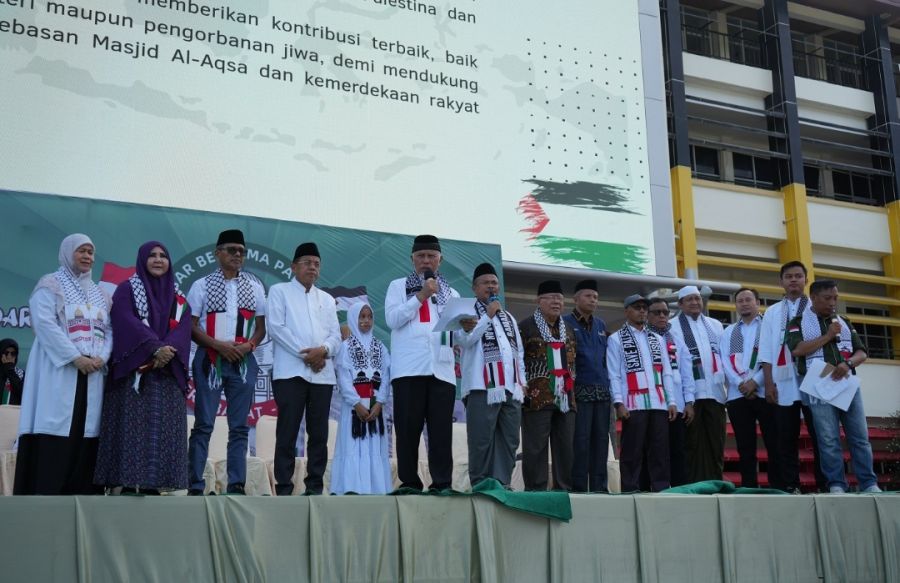 Ribuan Warga Sumbar Gelar Aksi Solidaritas Palestina, Donasi Terkumpul Lebih Rp1,5 M