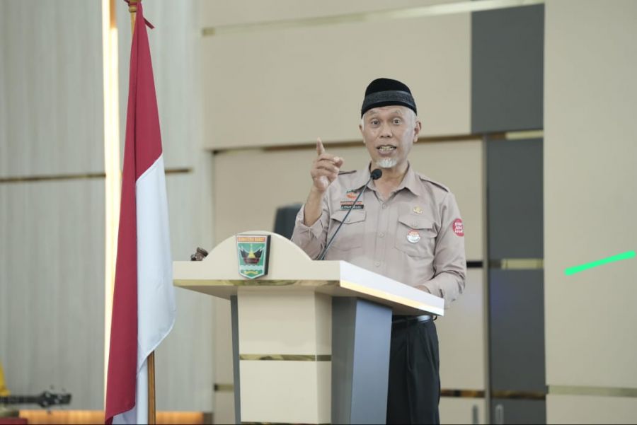 Roadshow Bus KPK di Sumbar, Mahyeldi Paparkan Sembilan Nilai Integritas untuk Hindari Perilaku Korup