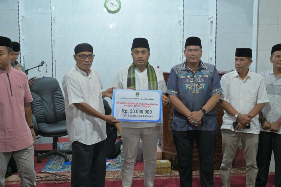 Safari Ramadhan di Pariaman, Wagub Vasko Serahkan Bantuan dan Tindak Lanjuti Aspirasi Warga