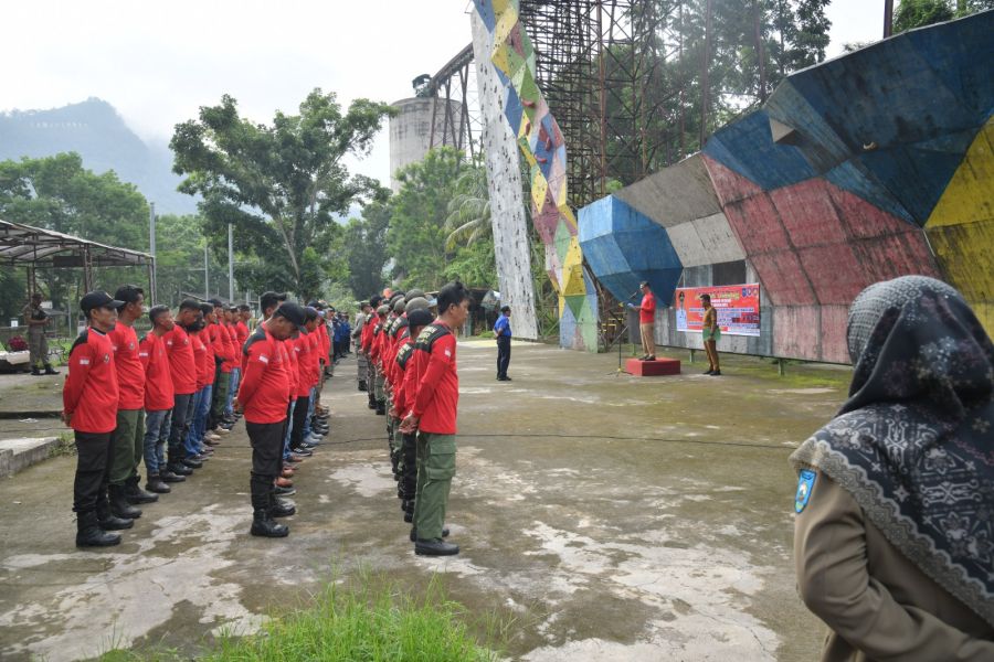 Satpol PP-Damkar Sawahlunto Perkuat Satlinmas Hadapi Resiko Kebakaran 