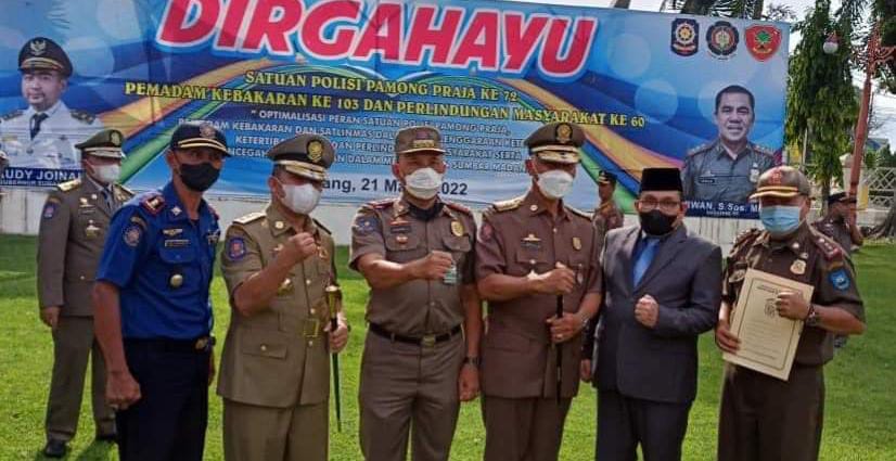 Satpol PP dan Damkar Sawahlunto Berprestasi Terbaik I Tingkat Provinsi Sumatera Barat